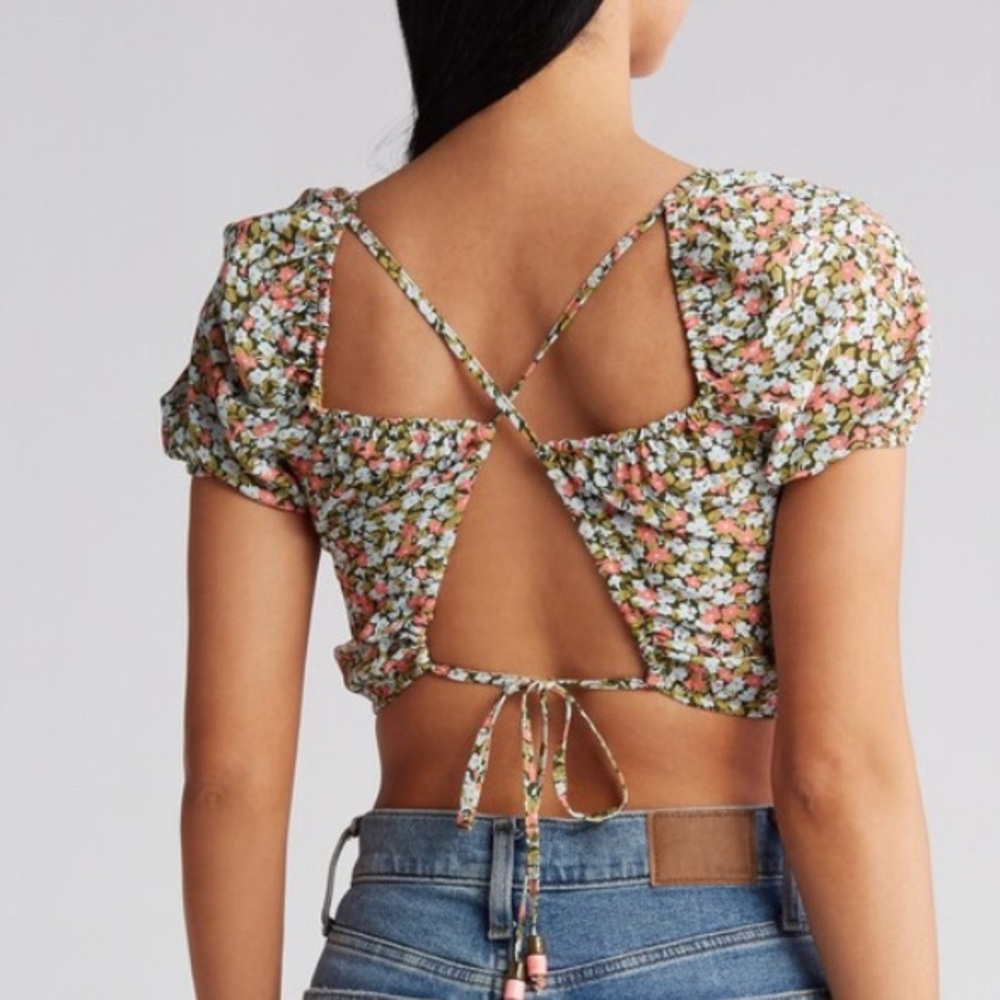 Maaji flower crop top